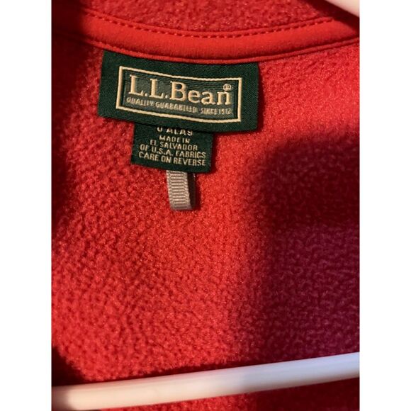 LL Bean Raspberry Pink Gorpcore Cozycore Casual Fleece Vest Zipper Pockets L - Picture 2 of 5